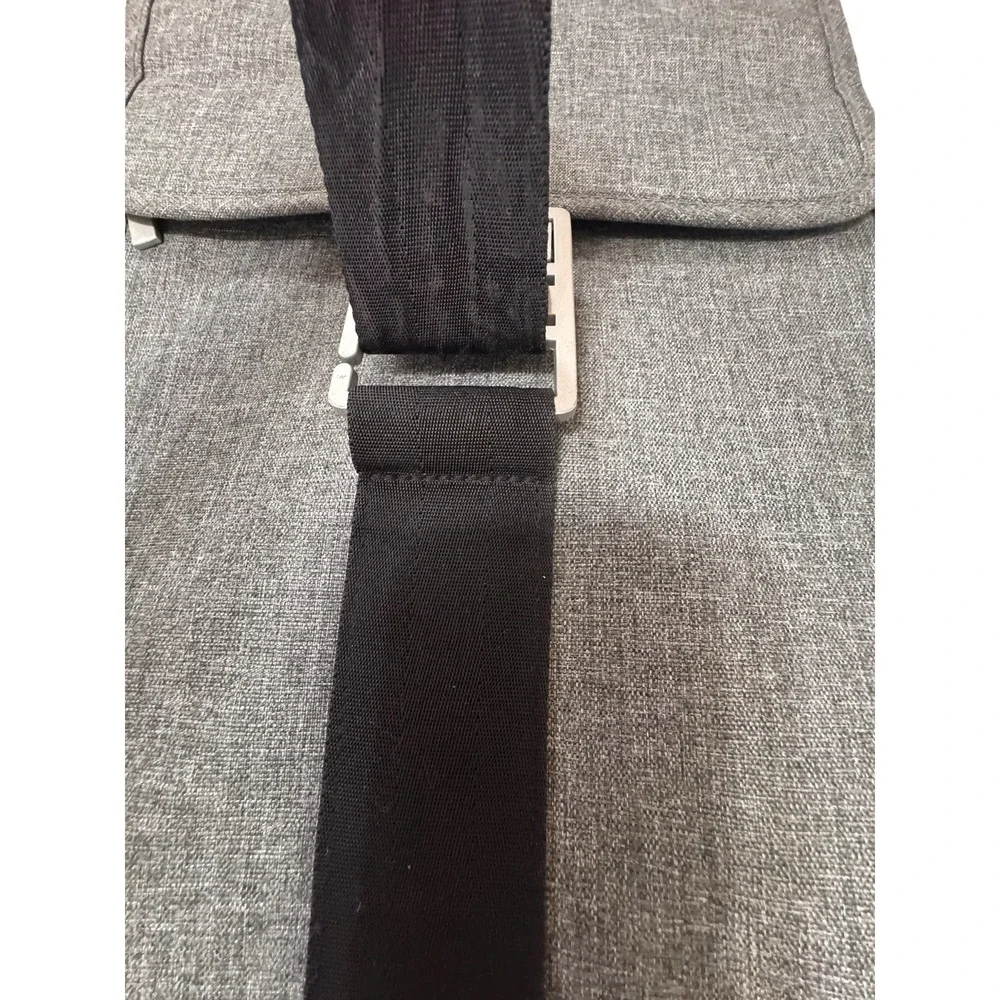 Ikea Family Upptack Expandable Gray Backpack Laptop Messenger Bag Pockets 3 Pcs